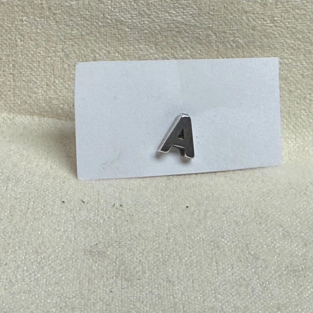 James Avery Single Letter "A" Stud